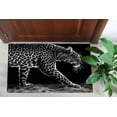 thumbnail image 5 of Thin Rug, Easy to Clean Rug, Decorative Rugs, Loft Rug, Animal Rug, Leopard Rugs, Leopard Rug, Modern Rugs, Personalized Rug, Black Rug, 2.6'x9.2' - 80x280 cm, 5 of 8