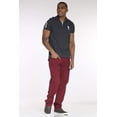 thumbnail image 2 of Asociación de Polo de EE. UU. Camisa de piqué lisa de corte entallado para hombre, color gris oscuro jaspeado, talla grande, 2 of 8