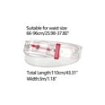 thumbnail image 3 of INSPIRE CHIC Women's Grommet Clear Plus Size Waist Belts forJeans Dresses, 3 of 4