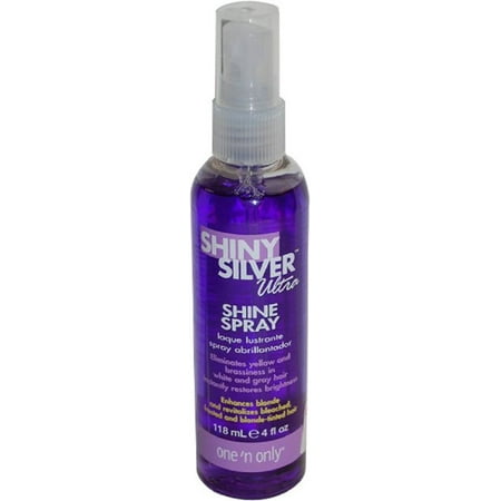 One N Only Shiny Silver Ultra Shine Spray, 4 Oz