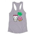 thumbnail image 3 of Donut And Coffee Friends Tank Women -Image by Shutterstock, Female Medium, 3 of 4