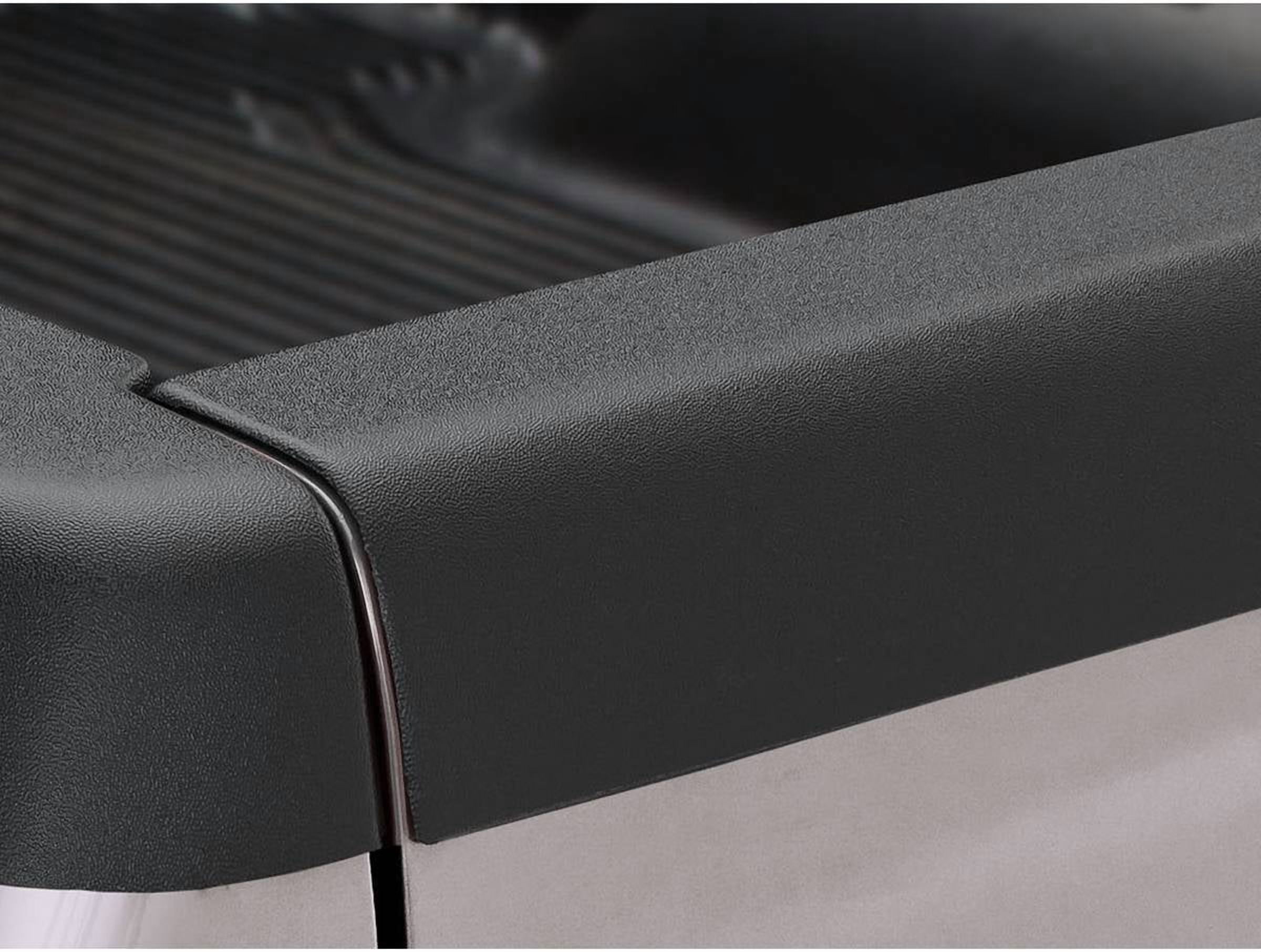 Husky Liners 2888012 Smooth Bed Rail Caps Smoothback w/ Stake Pocket Holes Fits 2002-2009 Dodge Ram 1500/2500/3500 6'4" Bed Fleetside