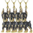 thumbnail image 1 of Collar DogNeck12 para Dama High Monaco Negro Metal Cadena y Dije MXNKG-004, 1 of 5