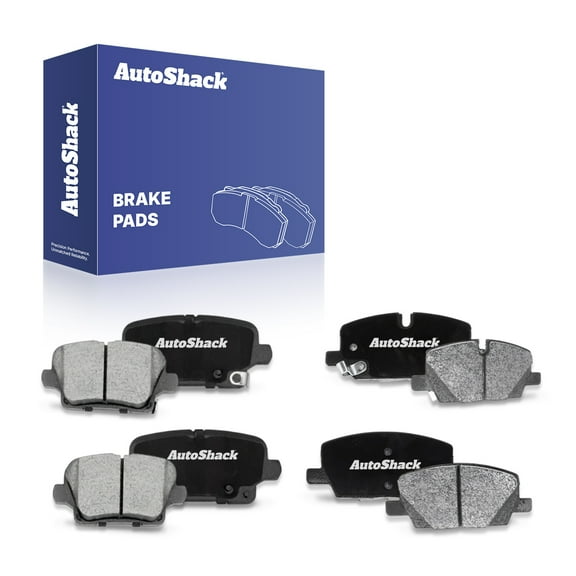 AutoShack Front & Rear Ceramic Brake Pad Set Replacement for 2020-2022 Cadillac XT4 2021-2023 Buick Envision 8-PC