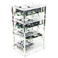 thumbnail image 2 of Micro Connectors RAS-PCS46 4 Layer Acrylic Stackable Raspberry Pi Case with Fan-Model B B Plus & Zero, 2 of 4