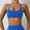 thumbnail image 2 of Pedort Bras For Women Women's Bra Modern Micro Stretch Seamfree Cami Strap Bralett Blue,XL, 2 of 5