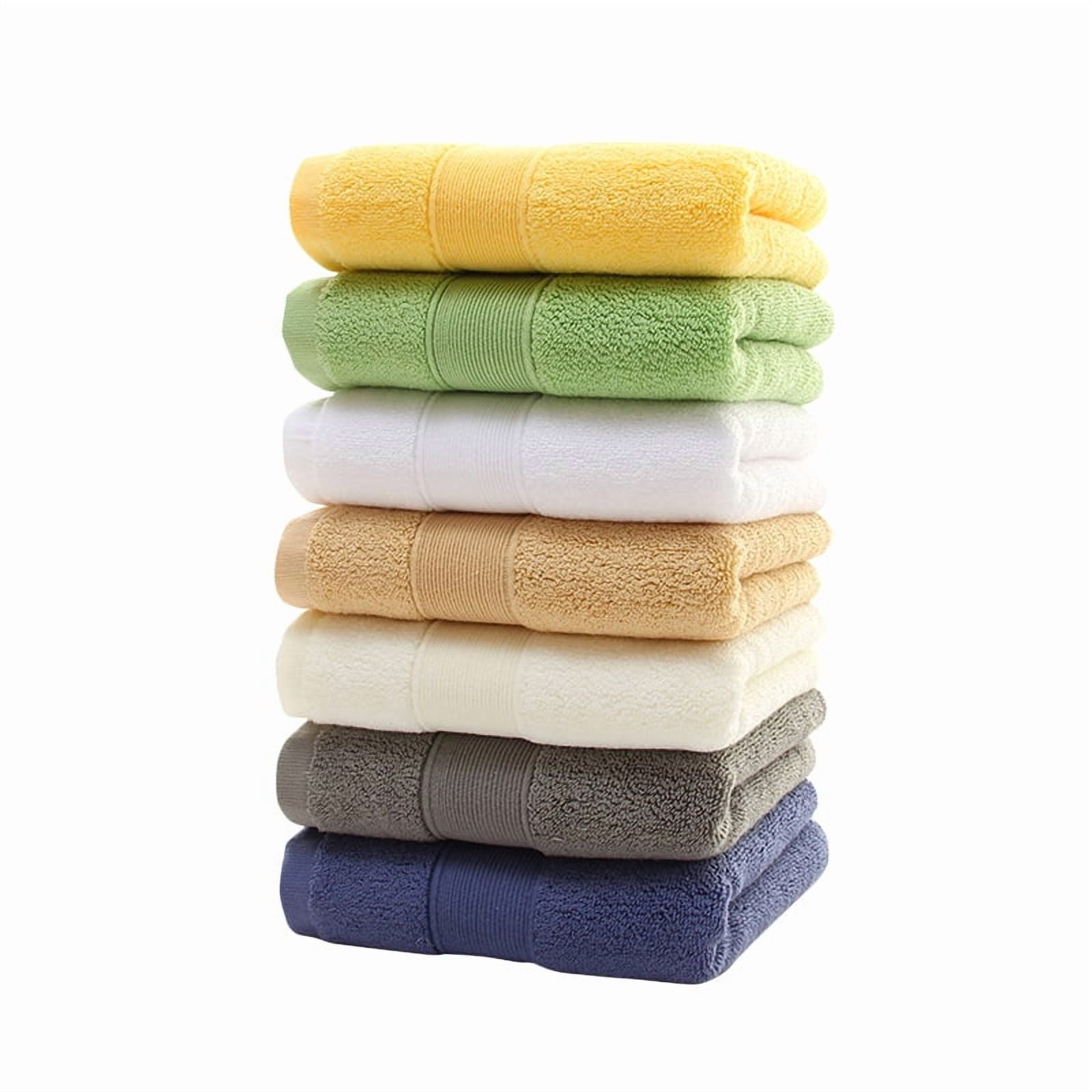 Zhuge 4 Pack 13x30 Inch Cotton Soft Absorbent Decorative Hand Towels, Multipurpose Towels for Bathroom, Bath, Face, Spa, Gym & Kitchen, Green
