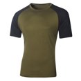 thumbnail image 4 of outfmvch t shirts for men fashion casual slim camouflage printed short sleeve t shirt womens tops polo shirts for men army green, 4 of 6