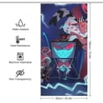 thumbnail image 2 of Hazbin Hotel Comedy Characters Shower Curtain Waterproof Polyester Fabric Bathroom Curtain Decorative Set with 12 Hooks, 2 of 7
