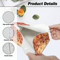 thumbnail image 6 of COEQINE Tissue Box Holder PU Leather Rectangle Tissue Case Dispenser Facial Tissue Box for Bathroom Bedroom Kitchen Office Outdoor Tent Car Autumn Home Decoraton, Maple Leaf Branch, 6 of 7
