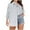Gray, variant on Utoimkio Women's Striped Button Down Shirts Casual Long Sleeve V Neck Collared Blouses Tops for Women