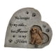 thumbnail image 5 of Pet Dog Memorial Stone Grave Marker Pérdida de perro Regalo Lápida Final Paz Memorial Lápida Cachorro Lápida para césped Patio al aire libre, 5 of 9