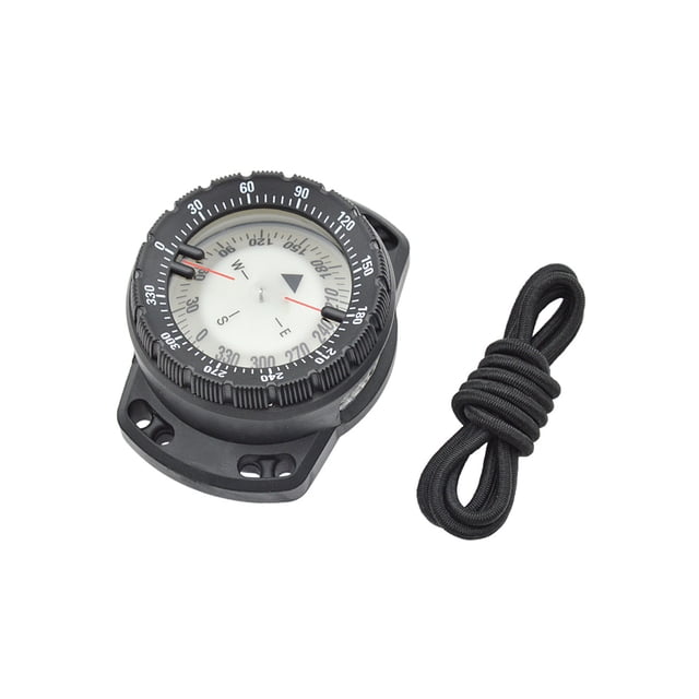 Buceo Profesional Herramienta De Navegación Precisa Brújula De Navegación A Prueba De Agua Brújula De Natación Bajo El Agua 50 M Trabajo Con Cable Elástico Placa Luminosa Para Vogacara OD005413-00