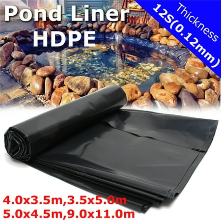 Landscaping In The Fall Mrosaa Fish Pond Liner Gardens Landscaping Pools Waterfall and Water Features, PRO Grade, Black ()