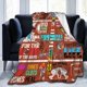 thumbnail image 2 of LHSHID Softball Blanket Softball Blankets Softball Gifts for Men Women Plush Softball Blanket for Couch Bed Sofa Home Decor es 60x80in, 2 of 6