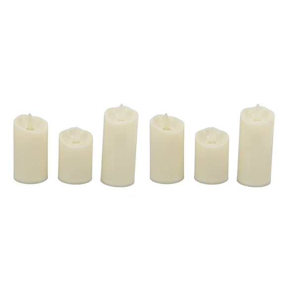 Candle Lampwith Battery,6PCS LED Candle Light LED Candle Light Flameless Candle Light Multi-Functional