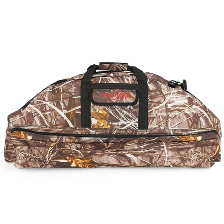AMEYXGS Compound Bow Case 95cm Options Black & Camouflage Waterproof Canvas Handheld/Shoulder/Backpack Large Capacity with Padded Protection