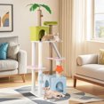 thumbnail image 4 of Gymax 71'' Large Cat Tree Multi-level Cat Tower Furniture w/ Scratching Ramp, 4 of 10
