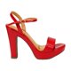 thumbnail image 1 of VIZZANO 6292200 Zapatilla de charol tacón alto dama rojo 26.5, 1 of 5