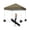 Khaki, variant on BouPower Pop up Canopy Tent 10x10ft,Instant Portable Shelter,Adjustable Height,Portable Roller Bag,4 Weight Bags,Guy Ropes & 8 Stakes Included,Folding Tent Shelter for Party Patio Deck Garden Beach