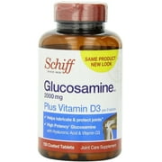 Schiff Glucosamine 2000 mg w/ Vitamin D tablets 150 ea (Pack of 2)