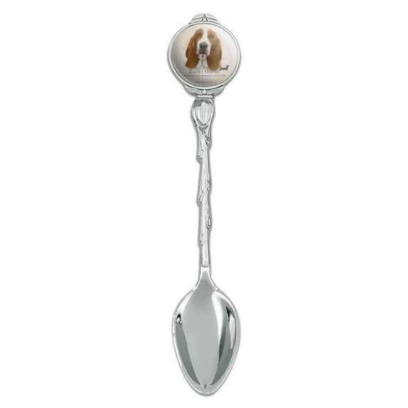Basset Hound Dog Breed Novelty Collectible Demitasse Tea Coffee Spoon