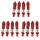 thumbnail image 1 of Actualización de coche con amortiguadores delanteros y traseros de metal de 4 piezas, rojo, 1 of 5
