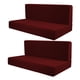 thumbnail image 1 of Fundas de asiento para RV shamjiam fundas de cojín para Camper rojo 4 piezas, 1 of 8