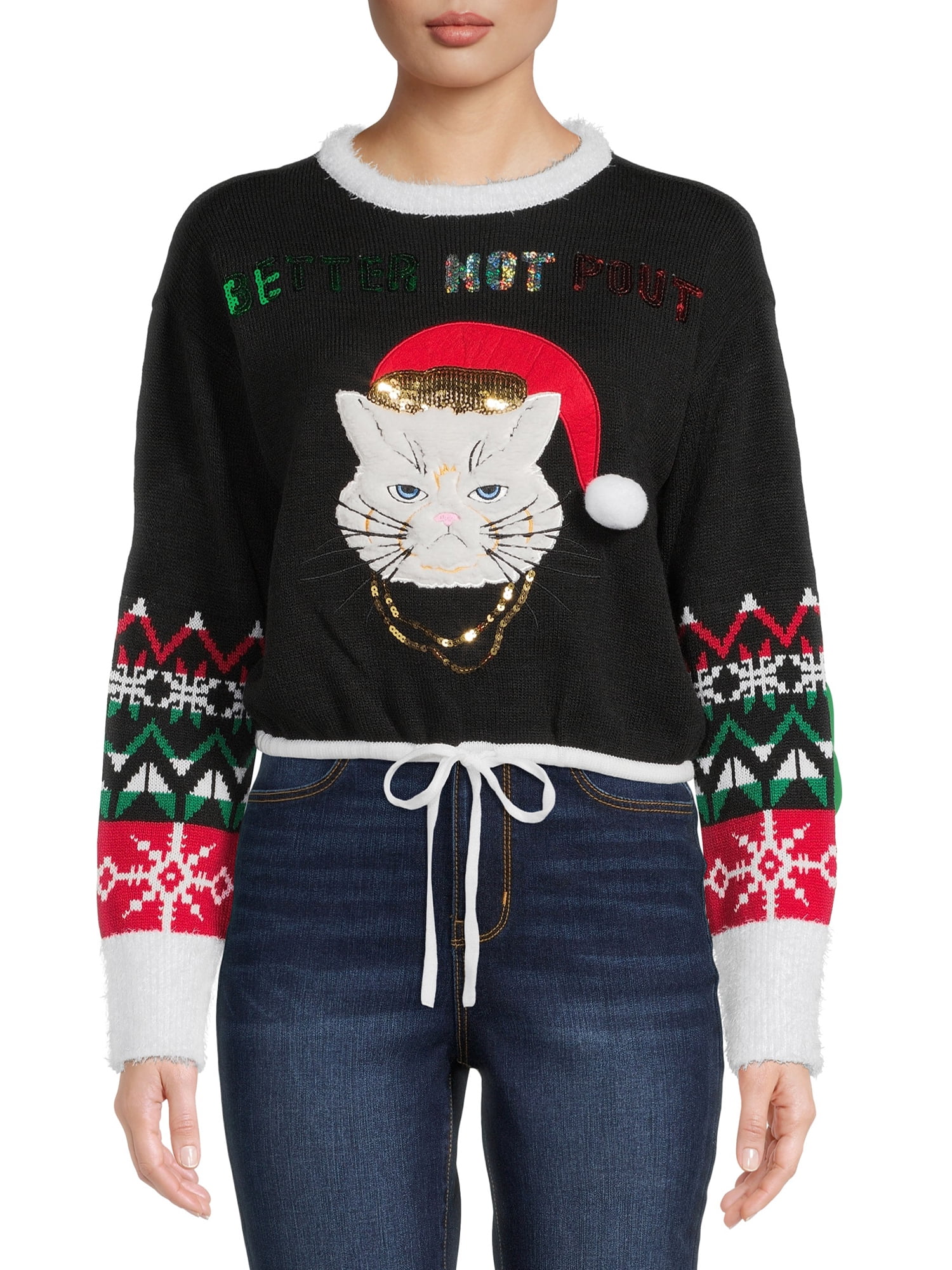 No Boundaries Juniors Christmas Sweater