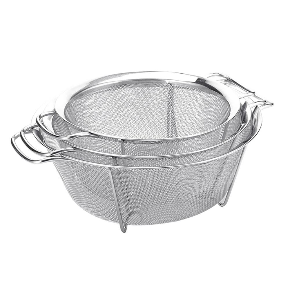 SANWOOD Mesh Strainer Stainless Steel Fine Mesh Washing Rice Strainer