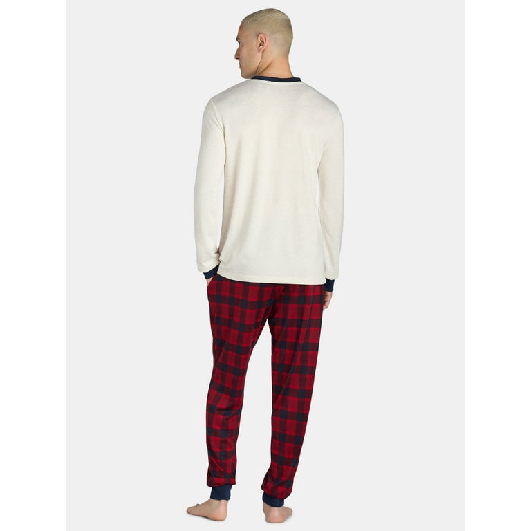 Dearfoams Men's Matching Family Pajama Set, Mama Bear, 2