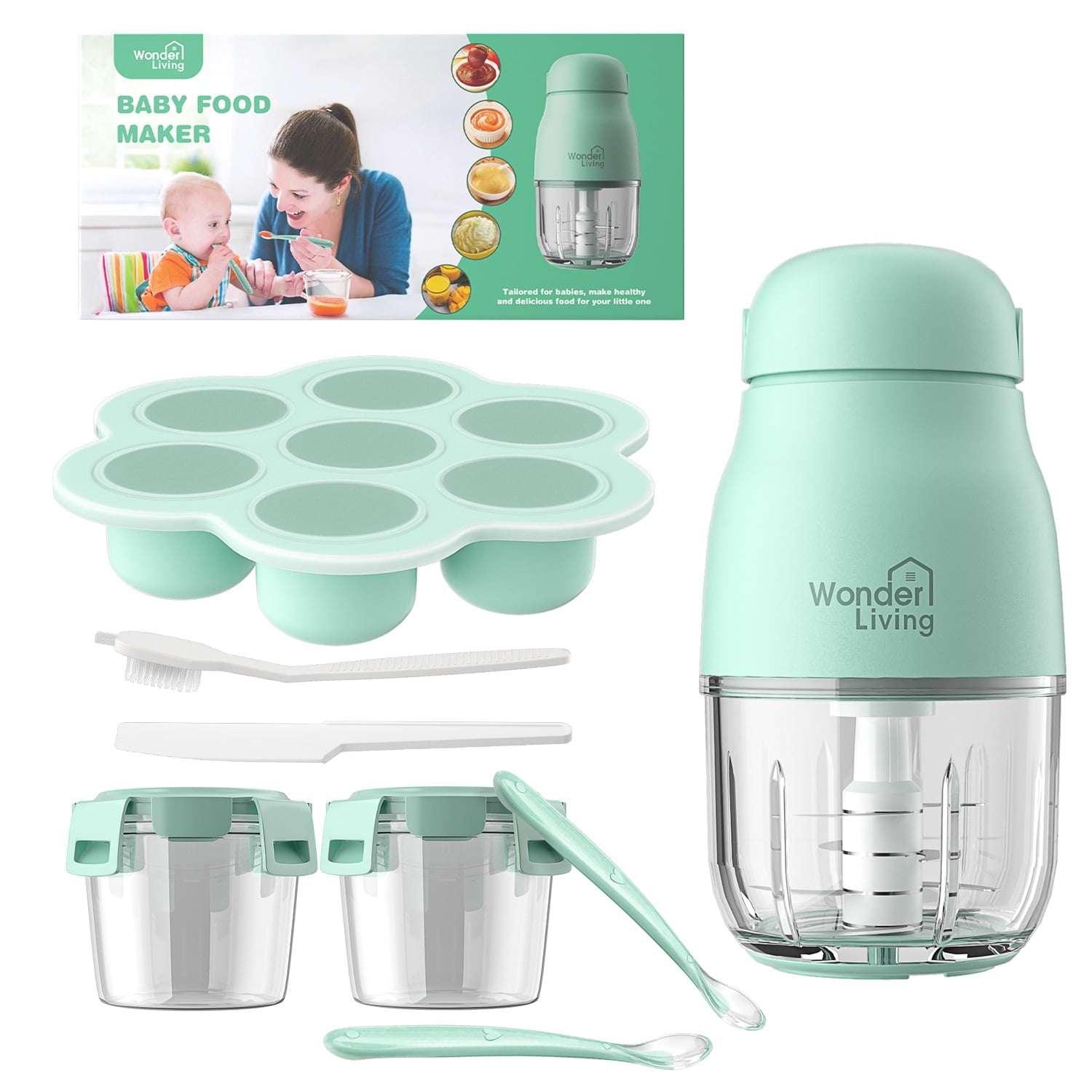 nutribullet, Baby Food Blender, NBY-50100, 32 oz, Blue - Walmart.com