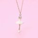 thumbnail image 3 of Necklace with pendant Elegant ballet girl pendant necklace Xmasstyle305, 3 of 3