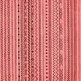 thumbnail image 1 of Ahgly Company Indoor Square Abstract Red Modern Area Rugs, 5' Square, 1 of 4