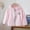 Pink, variant on Bnwani Long Sleeve Toddler Shirts Plain Hooded Sunscreen Thin Tops 24 Months