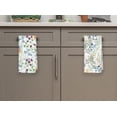 thumbnail image 2 of Watercolor Botanical Wildflowers Cottagecore Soft Kitchen Towels Dishcloths 16x24 Inch Set of 2,Spring Summer Flower Drying Cloth Hand Towels Tea Towels for Kitchen, 2 of 4