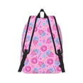 thumbnail image 3 of Daiia Donuts Vintage Canvas Backpack for Men and Women ,Hiking Backpack,Travel Laptop Bag for School,Large Capacity Backpack, 3 of 8