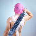 thumbnail image 4 of Ganfancp Tirando de La Espalda Toalla Fuerte Frotar La Espalda No Hay Necesidad de Personas Toalla de Ducha Tira de Baño de La Flor de Barro Frotar Toalla de Fregar El Hogar Ofertas Flash 1* Toalla d, 4 of 7