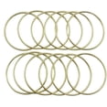 thumbnail image 1 of 12 Pcs 3 Inch Gold Metal Rings Hoops Macrame Ring for Dream Catchers and Crafts, 1 of 4