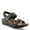 BLACK, variant on Oceanway-Lux Women’s Wedge Sandal with Pearlized Style & Comfort