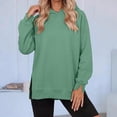 thumbnail image 5 of Trwkzve Long sleeve Hoodie Womens With Hood Sweatshirts Mint Green M, 5 of 7