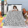 thumbnail image 3 of Dalmatian Dog Print Blanket Kids Throw Blankets for Couch Sofa Travel Camping, 50''''x40'''' Soft Warm Flannel Fleece Throw Blanket for Girls Boys Baby Toddler, 3 of 6
