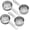 4, variant on 1/4 Cup Stainless Steel Measuring Cup, 60 ml Cooking Measure Scoop, 2 oz Measure Cup Tablespoon with Handle for Dry and Wet , Metal Coffee Scoop for Cooking Drinking Baking