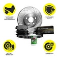 thumbnail image 4 of Hart Brakes Front Brakes and Rotors Kit |Front Brake Pads| Brake Rotors and Pads| Semi Metallic Brake Pads and Rotors - PHC1.76057.03, 4 of 7