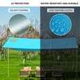 thumbnail image 2 of Graflsoa Auvent Imperméable Bleu Premium 300x295 cm avec Protection UV pour le Camping, la Randonnée et les Aventures en Plein Air, 2 of 7