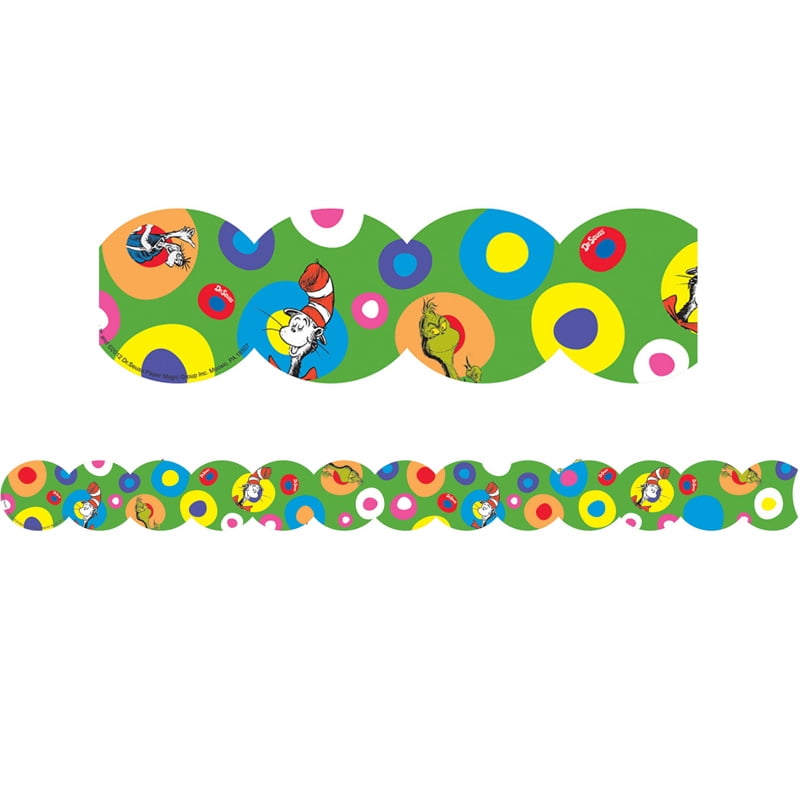 DR SEUSS EXTRA WIDE DIE CUT DECO TRIM