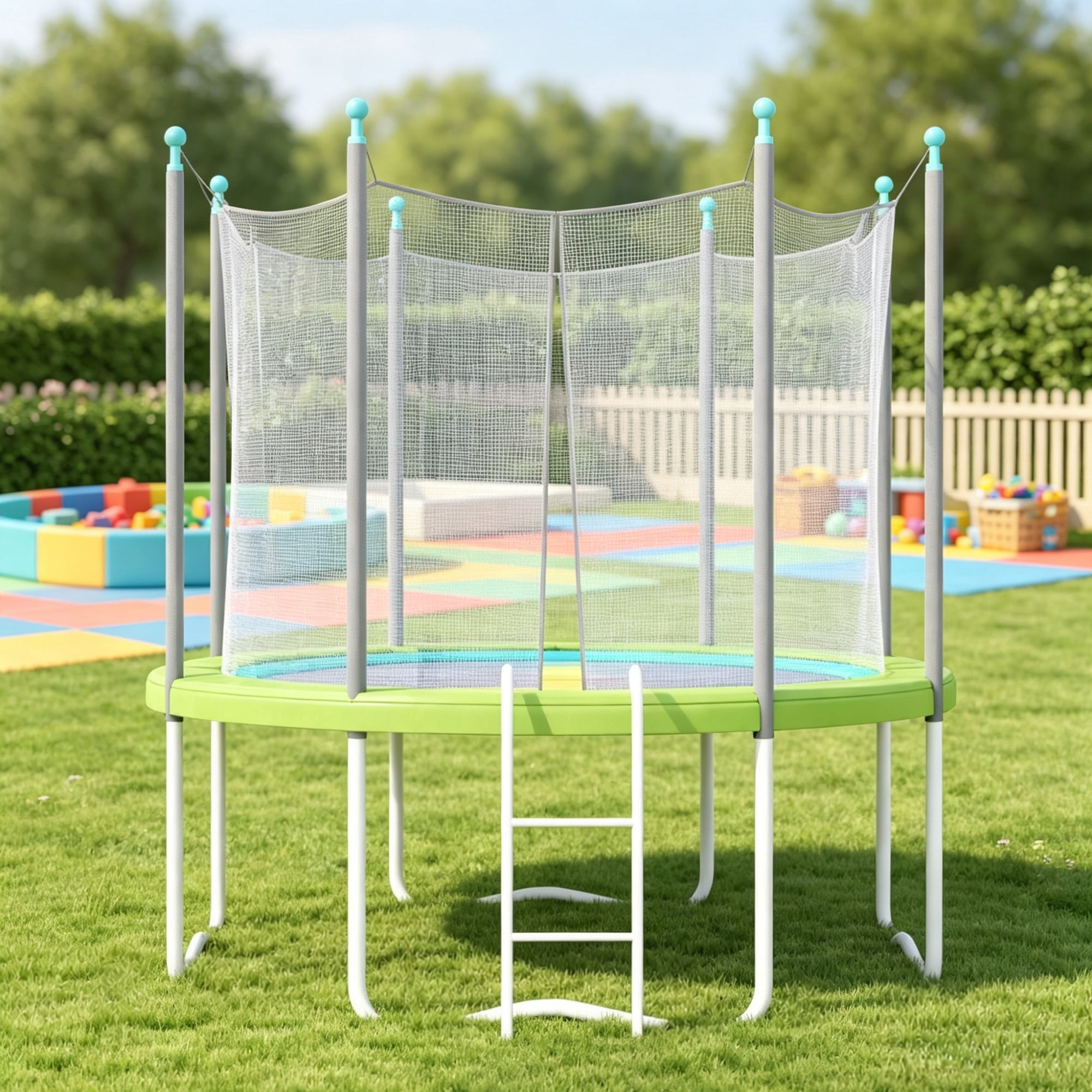 14ft Trampoline Replacement Pad with Elastic Straps Safety Cover