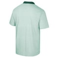thumbnail image 3 of Men's Colosseum White Michigan State Spartans Print Stripe Polo, 3 of 3