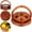 D, variant on 1PC Handmade Wood Carving Fruit Plate, Wooden Folding Fruit Plate, Creative Foldable Dried Fruit Basket Collapsible Bread Nuts Baskets, Gift Basket Fruit Bowl, Four Grid (D)