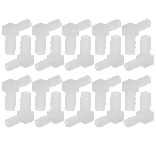20PCS Acuario 90 ° Codo Adaptador de tubería de la bomba de aire Conector de accesorios de manguera del tanque de peces